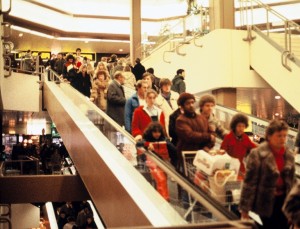 The popular Franken-Center in Nuremberg in 1984. Like ECE’s other shopping centers, it had to be fundamentally restructured. Consolidation hit. Image: ECE