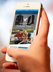“American Eagle”; Credit: shopkick Thanks to the app shopkick, which is based on iBeacon technology, retailers in the US have been able to achieve a measurable increase in sales. 