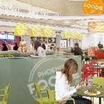 FoodCourt PhoenixCenter; Credit: ECE The space devoted to foodservice in shopping centers managed by ECE has doubled in the last decade. 