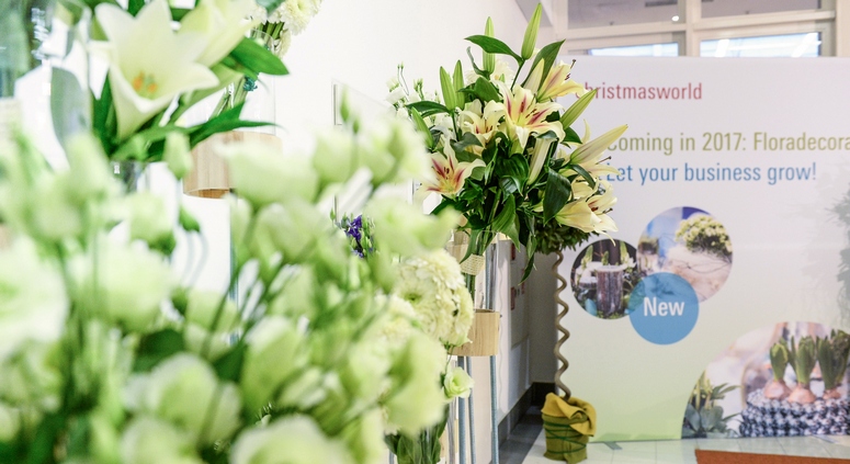 From 2017, the new Floradecora will ensure that fresh flowers, ornamental plants, and flower arrangements are not missing from Christmasworld. Image: Messe Frankfurt 