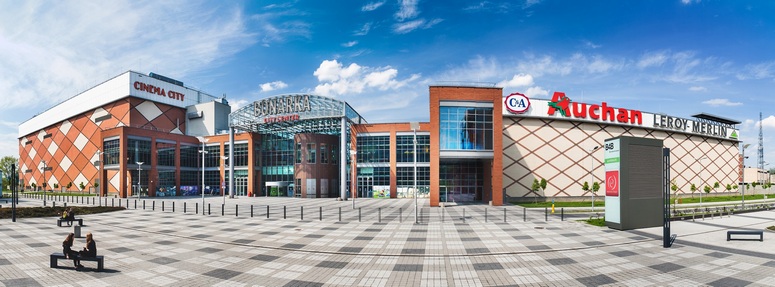 Bonarka shopping center in Krakow. Image: TriGranit