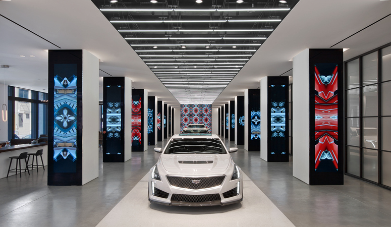 Cadillac House in New York opened last year. Image: Gensler