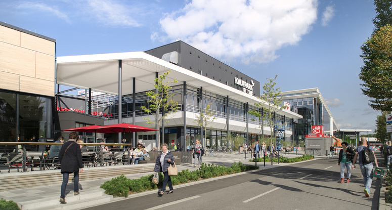 Drees & Sommer was responsible for the project management on the Shopping Center Eiche project near Berlin, which was opened in September 2017. Image: Nils Krüger / Kaufpark Eiche