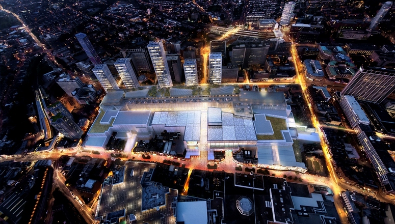 The redevelopment of the Whitgift mall by the Croydon Partnership – a joint venture between Westfield and Hammerson 