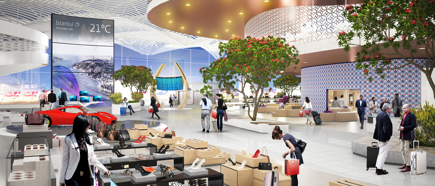 Turkish Transport Hub With A New Shopping Dimension Across