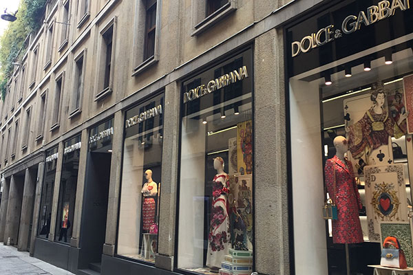 Dolce & Gabbana at Milan Via Della Spiga 2, Milan