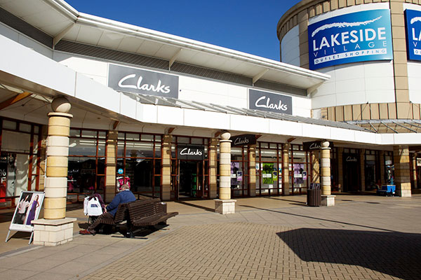 clarks lakeside shopping centre 