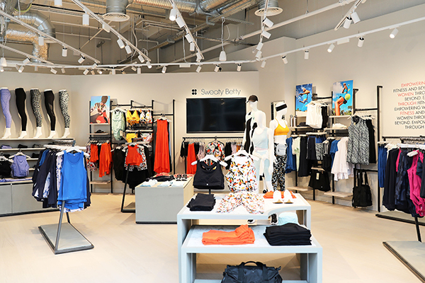 Fitness and leisure brand Sweaty Betty opens at Gunwharf Quays in