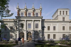 H Știrbei Palace in Bucharest, exterior render. /// credit: CBRE