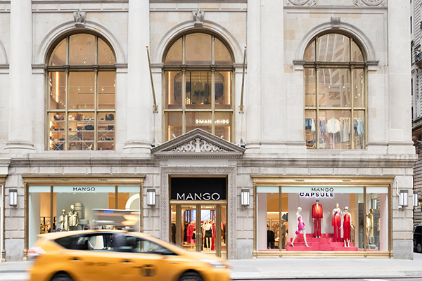 Flagship store on Fifth Avenue in New York City. /// credit: Mango