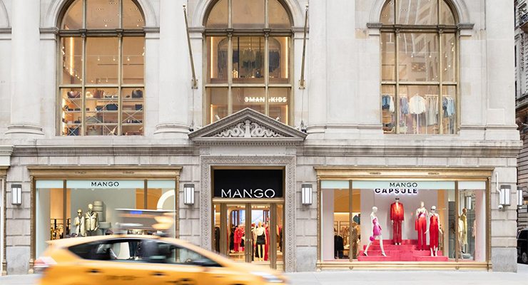 Flagship store on Fifth Avenue in New York City. /// credit: Mango