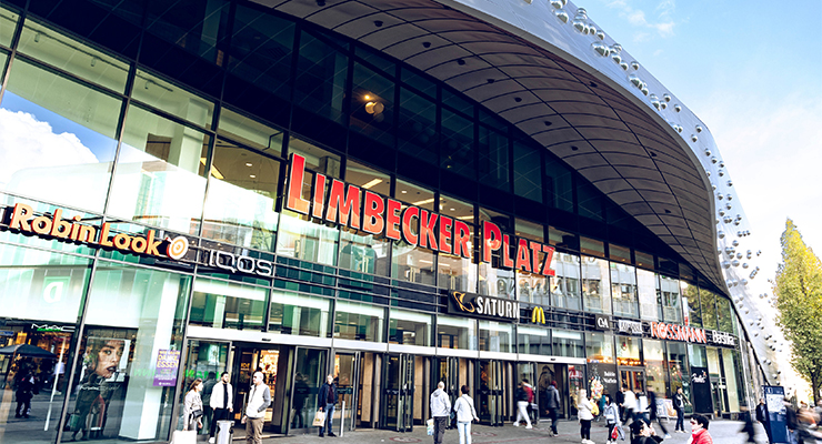 Limbecker Platz shopping center in Essen, Germany /// credit: ECE