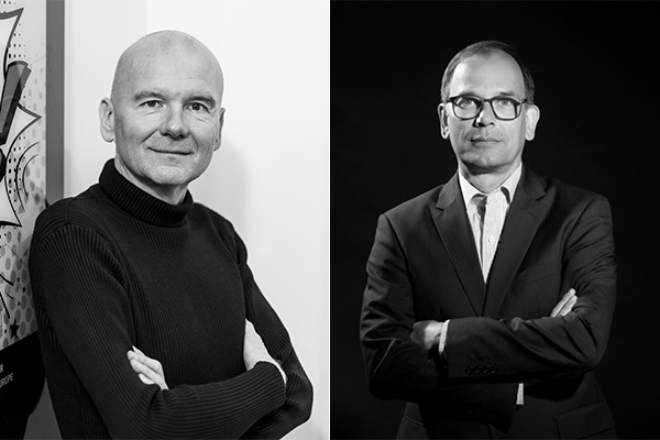 founder and publisher of ACROSS Magazine (left), and Klaus Striebich, Managing Director of RaRE Advise and Head of the ACROSS Advisory Board (right). /// credit: ACROSS, Klaus Striebich