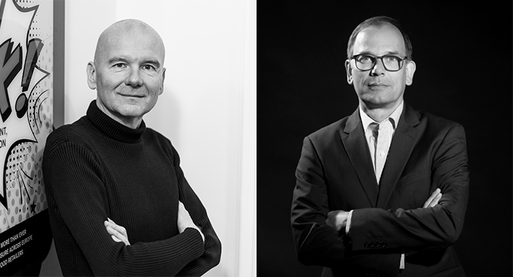 Reinhard Winiwarter, founder and publisher of ACROSS Magazine (left), and Klaus Striebich, Managing Director of RaRE Advise and Head of the ACROSS Advisory Board (right). /// credit: ACROSS, Klaus Striebich