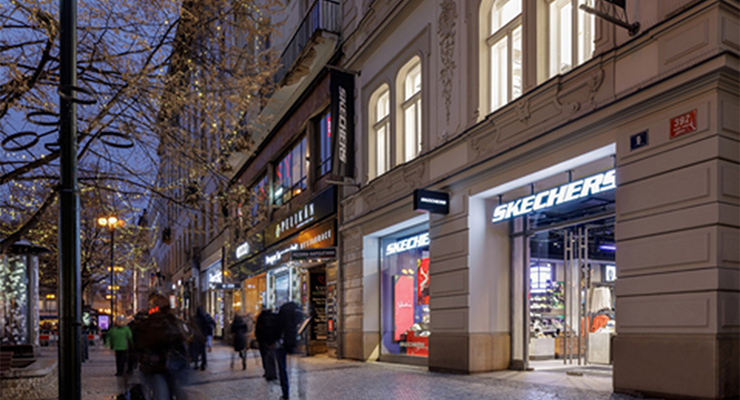 Skecher's new concept store in Prague, Czech Republic. /// credit: Skechers, Business Wire