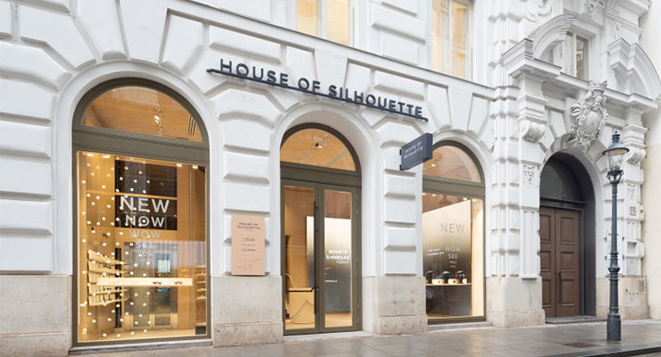 "HOUSE OF SILHOUETTE" in Vienna, Austria. /// credit: umdasch The Store Makers