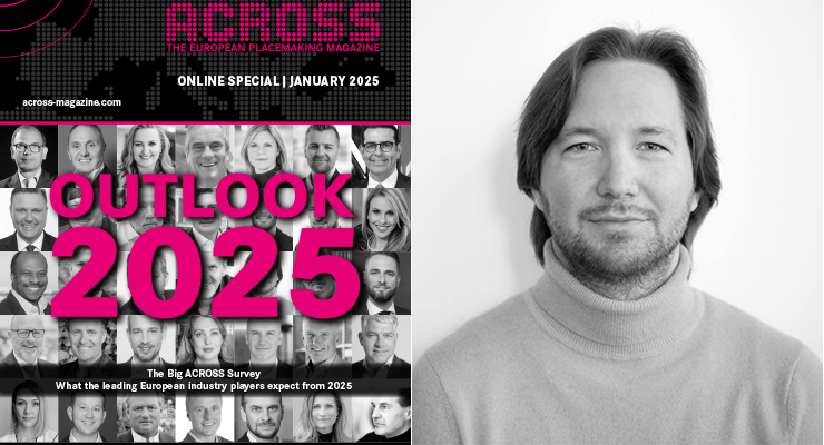 "Outlook 2025" (left), Markus Porvari (right). /// credit: ACROSS, HyperIn