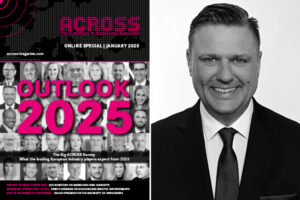 "Outlook 2025" (left), Angelus Bernreuther (right). /// credit: ACROSS, DEFAMA