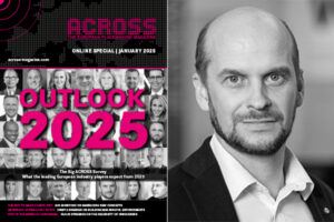 "Outlook 2025" (left), Ben Chesser (right). /// credit: ACROSS, Coniq