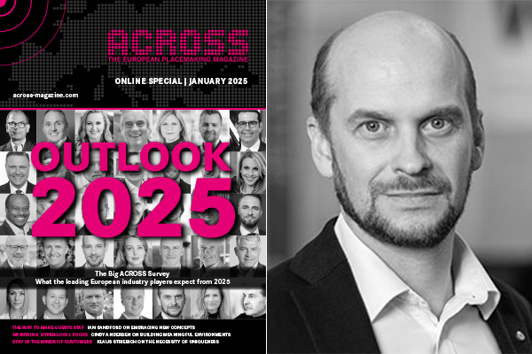 "Outlook 2025" (left), Ben Chesser (right). /// credit: ACROSS, Coniq