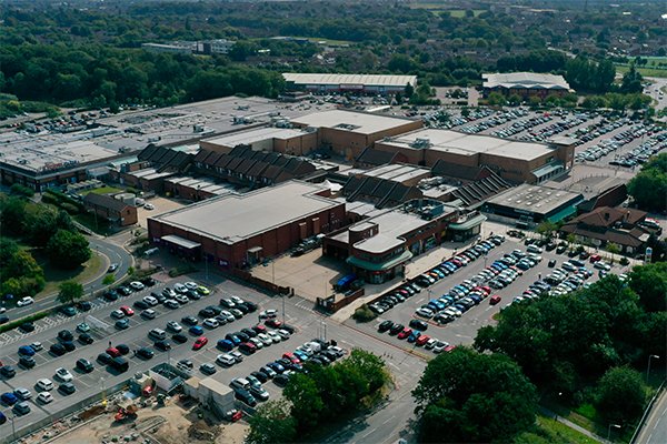 Beaumont Leys shopping center, Leicester, UK. /// credit: Evolve Estates