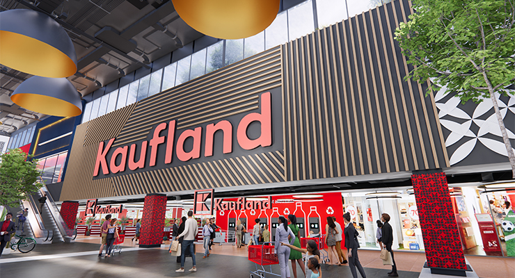 Kaufland store design at Rhein-Ruhr Center, Germany. /// credit: Eurofund