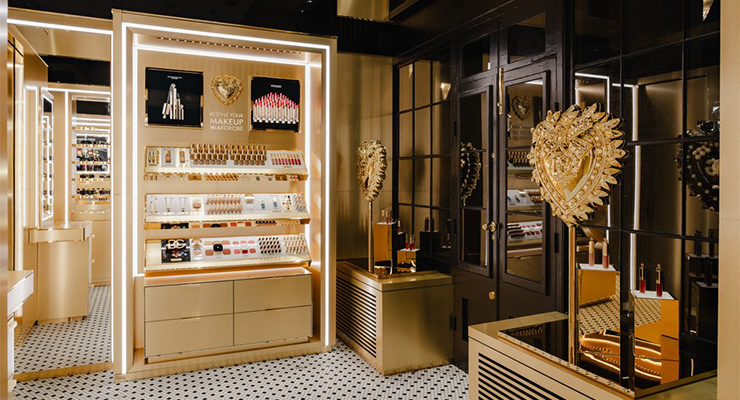 Interior of the nerwly opened Dolce&Gabbana boutique at Covent Garden. /// credit: Aver