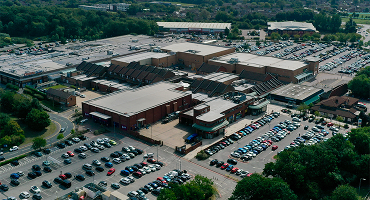 Beaumont Leys shopping center, Leicester, UK. /// credit: Evolve Estates